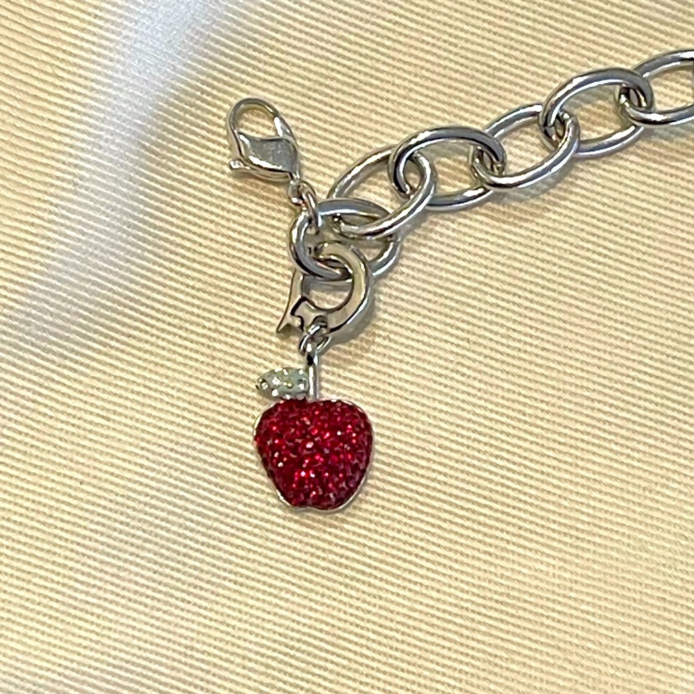 Swarovski Apple Charm